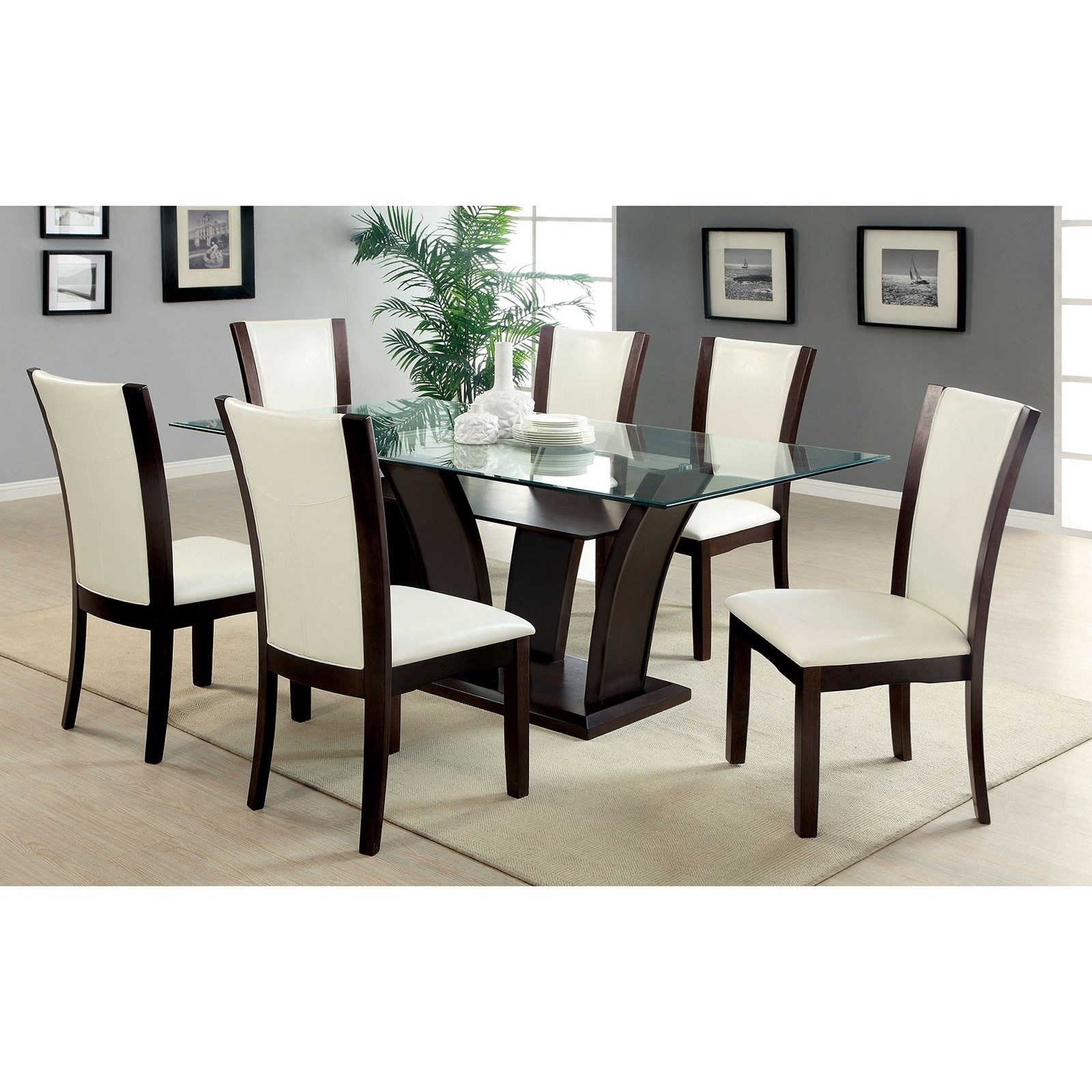 Kitchen table and new arrivals 6 chairs set